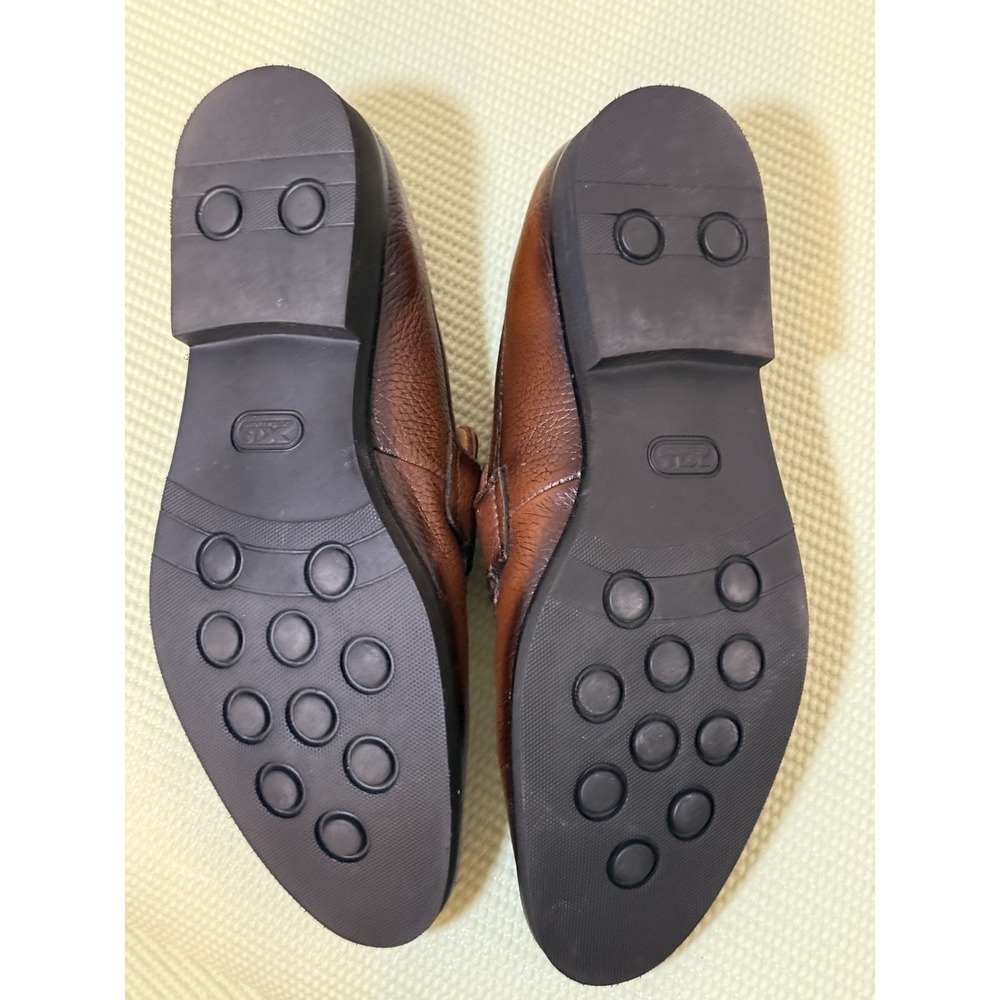 alan payne Cole Penny Brown Leather Loafer Size 10.5 Antique Honey Casual Comfy - Picture 5 of 6